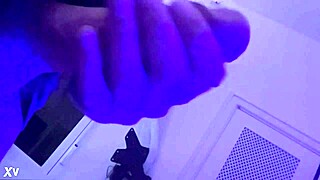 wanna see my huge cock erupt massive cum jets in solo handjob training?