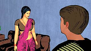 pregnant auntie why quench your wet pussy thirst on nephew's hard cock