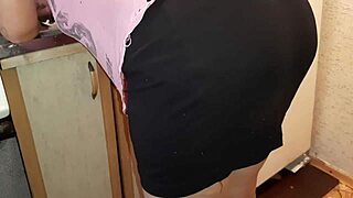 wanna catch me stroking risky next to stepmom in kitchen?