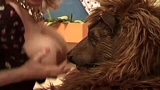 Big bad wolf fucks villa maid