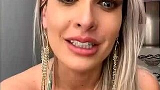 hot blonde big tits big ass tempts with curves