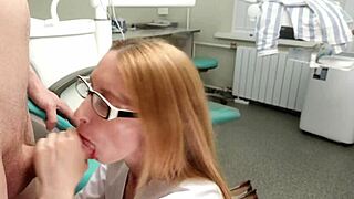 my hardcore anal pounding with hot milf doctor ends in massive facial cumshot explosion