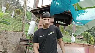 damn risky outdoor fuck with big ass latina stepsis creampie deepthroat