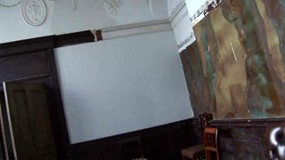 two teen sluts in pantyhose BENT OVER for BIG COCKS assfucking and creampies