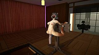 furry cat dildoes pump up wild cum inflation