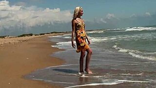 hey gorgeous 18+ teen agnes, why tease us undressing your naked body in the ocean like that?