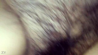 fat hairy pussy bent over for deep doggystyle pounding