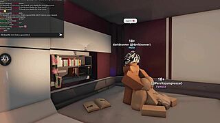 innocent roblox bitch finally takes huge monster cock rough!