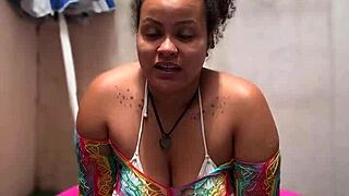 curvy bbw does yoga poolside then farts huge ass?