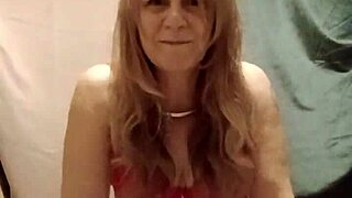 slave girl rocks that red bodysuit look!