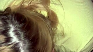 Invited Tinder guy home for sloppy blowjob fun