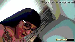 maxine x bends gorgeous brunette camille black over for deep doggy pussy pounding