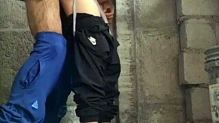 Hermanastra skips college for sneaky outdoor fuck