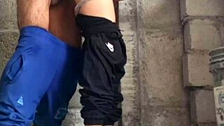 Hermanastra skips college for sneaky outdoor fuck