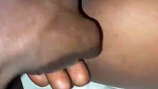 Afroking's Curvy Black Neighbor Gifts Saggy Tits Pussy Christmas Lesbian