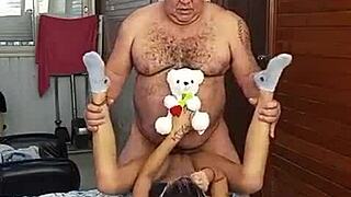 young hottie craves hairy muscular daddy in lingerie