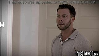 big tits milf nurse bangs paralyzed patient's hubby on bed 😏🍆