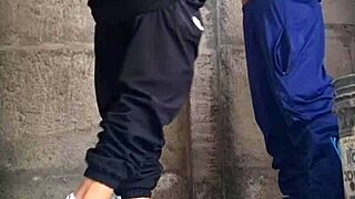 Hermanastra skips college for sneaky outdoor fuck