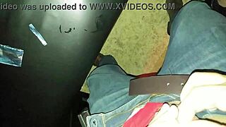 married bride sneaks gloryhole blowjob before anal swingers party