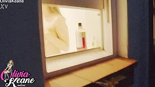 i watch hot neighbour shower her big natural tits