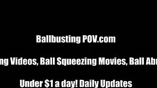 imagine your balls turning black and blue from my kicks