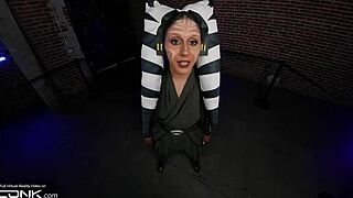 Ahsoka Cosplay Blows and Rides Anakin's Huge Cock