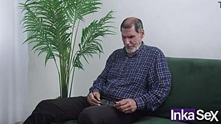 Latina peruana's huge saggy tits cheat on hubby with gynecologist!