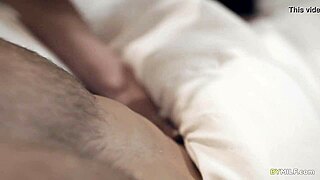 KIT MERCER strokes STEPSON's cock in hot handjob roleplay