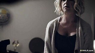 KIT MERCER strokes STEPSON's cock in hot handjob roleplay