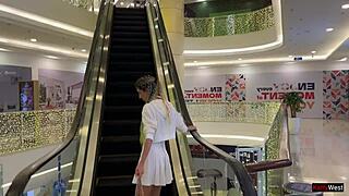 dared a crazy public cumwalk then blew me in mall toilet?