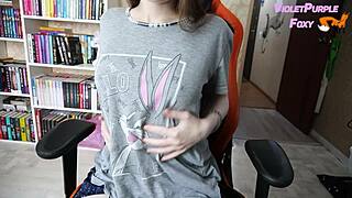 oh man, her nipples and pussy shake through double orgasms!