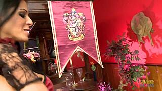 halloween party explodes into bisexual blonde milf group pussy licking orgy