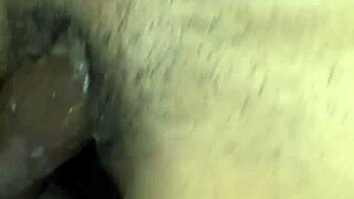 Behind creamy pussy scenes with close-up homemade creampie pov action