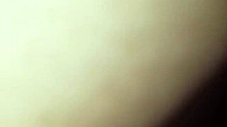 cute teen bent over doggystyle takes deep pounding and creampie finish