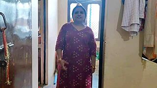 Desi padosan bhabhi bent over doggystyle hardcore anal assfucking rough