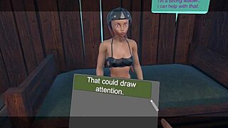 Myia plays desperate alien in VR fingering adventure