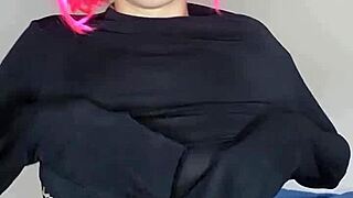 i crave you in my kitty mask with huge natural tits