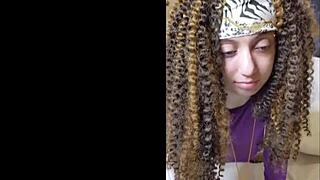 age of aquarius teen 18+ takes her first huge BLACK COCK!