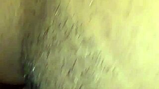 Behind creamy pussy scenes with close-up homemade creampie pov action