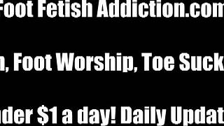 Beg to worship this Latina MILF's feet first