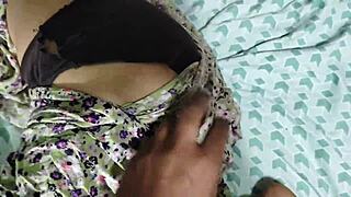 Sneaking a fuck into resting step sister's tight hole