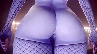 fat ass widowmaker fucks emma's bald pussy hard compilation