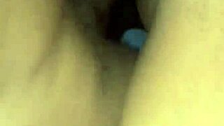 Behind creamy pussy scenes with close-up homemade creampie pov action