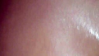 cute teen bent over doggystyle takes deep pounding and creampie finish