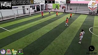 pariseofc vs wayra match ends in facial cumshot?