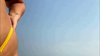 redhead wife flashes virgin friend then creampies stranger's cock at home