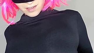 i crave you in my kitty mask with huge natural tits