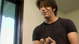 Fishnet milf Alex Devine takes cock deep in shaved pussy