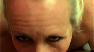 Milf blowjob compilation ends with massive facial cumshot blast.