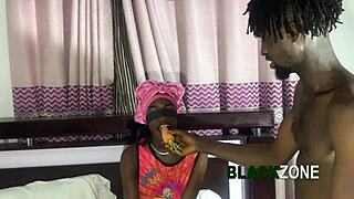 Yo, just chilling in bedroom casting my cute ebony stepsis for fun times